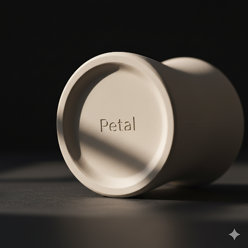 petal minimalist candle holder set – 3 piece ceramic matte finish décor, home décor essentials collection